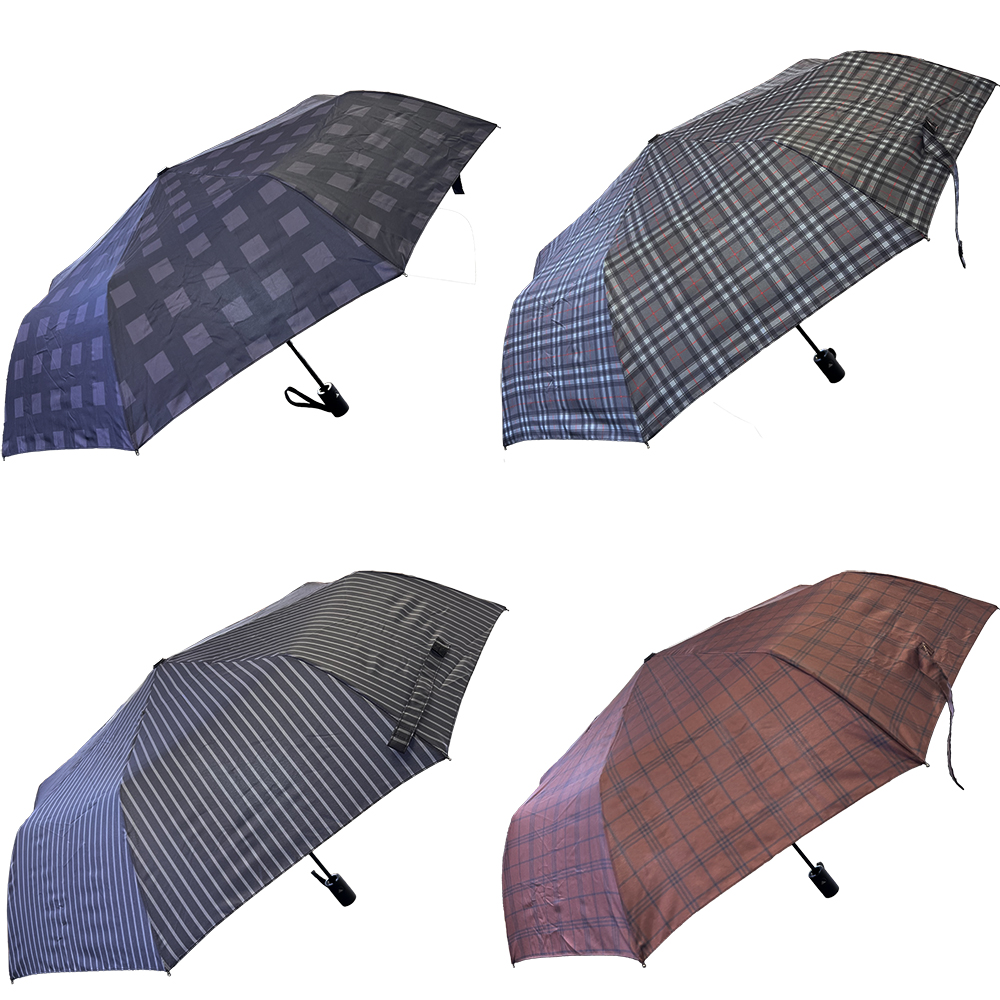 Image Parapluie rétractable, assortiment de 24 mcs, 4 models assorties