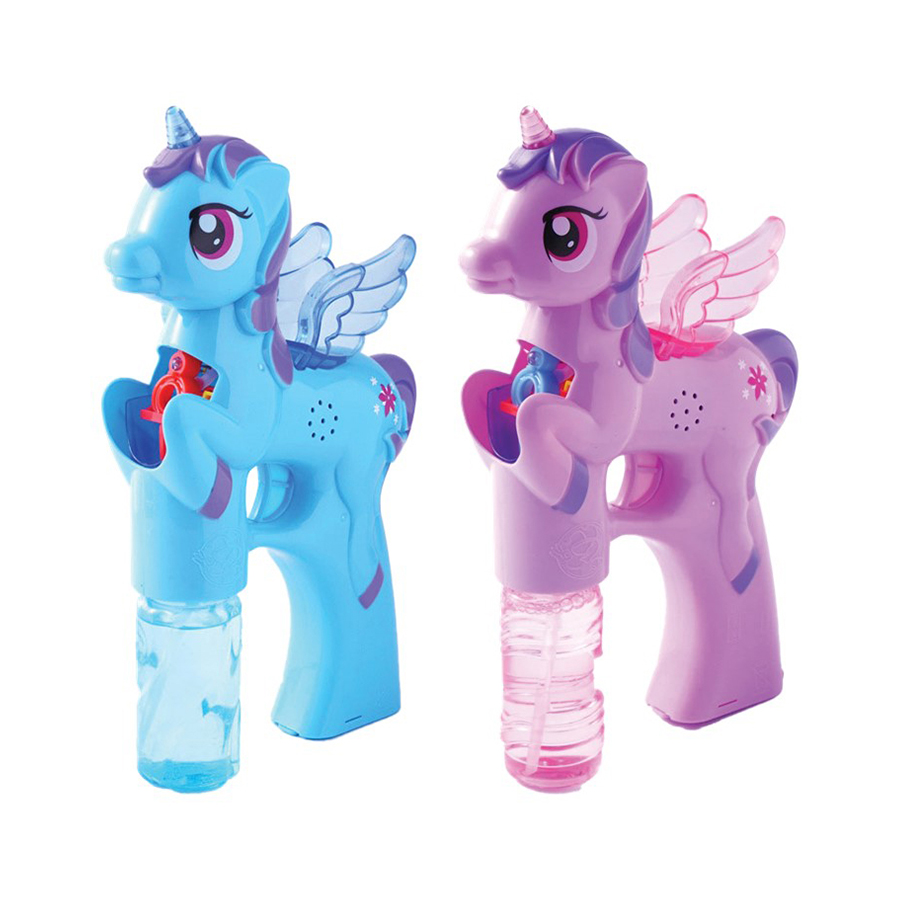 Image Licornes à bulles, 2 couleurs (rose et bleu)
