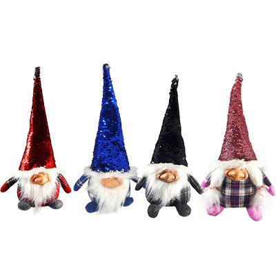 Image Glamour Quartet Gnomes with Reversible Sequins Hats