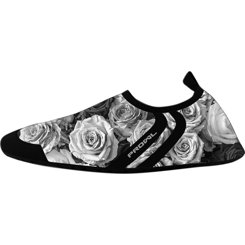 Image PROWL - SLIPFIT Athleisure Shoes for Women - Black & Grey, Floral design