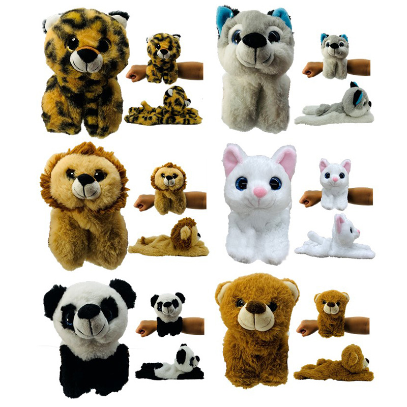 Image GRABBIES - Snap Plush Toys - 24 pc Assortment on a Chain