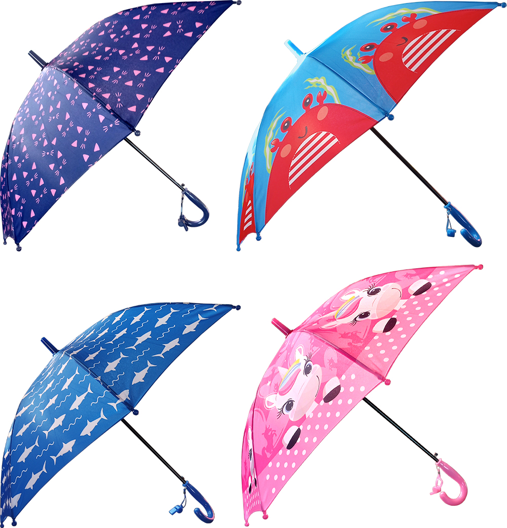Image Kids umbrella - 24 pc assortment, 4 assorted designs
