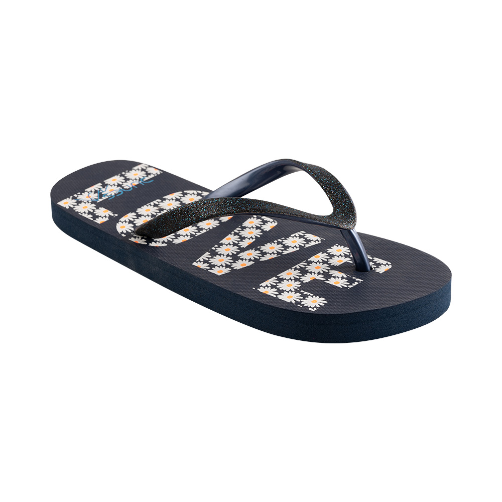 Image Dunes Beach Flip flops Junior Love NAVY 1