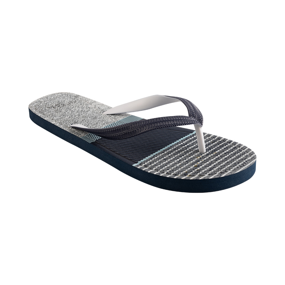 Image Dunes Beach flip flop Men heathered stripes NAVY 8