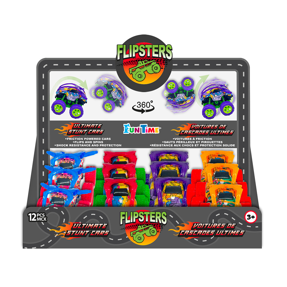 Image FLIPSTERS - Ultimate Stunt Cars - 4 different graffiti design models