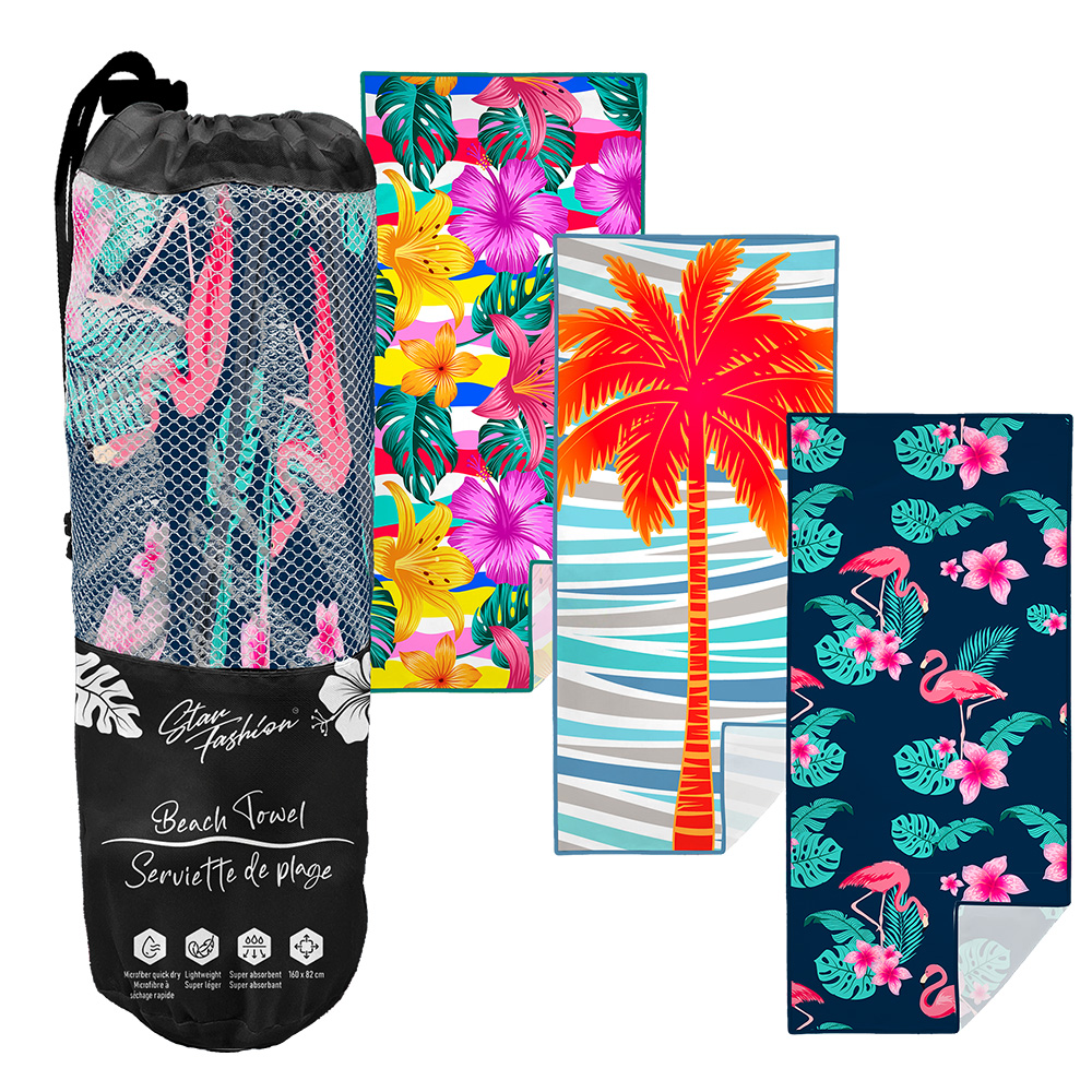 Image Quick-Dry Beach Towel with pouch