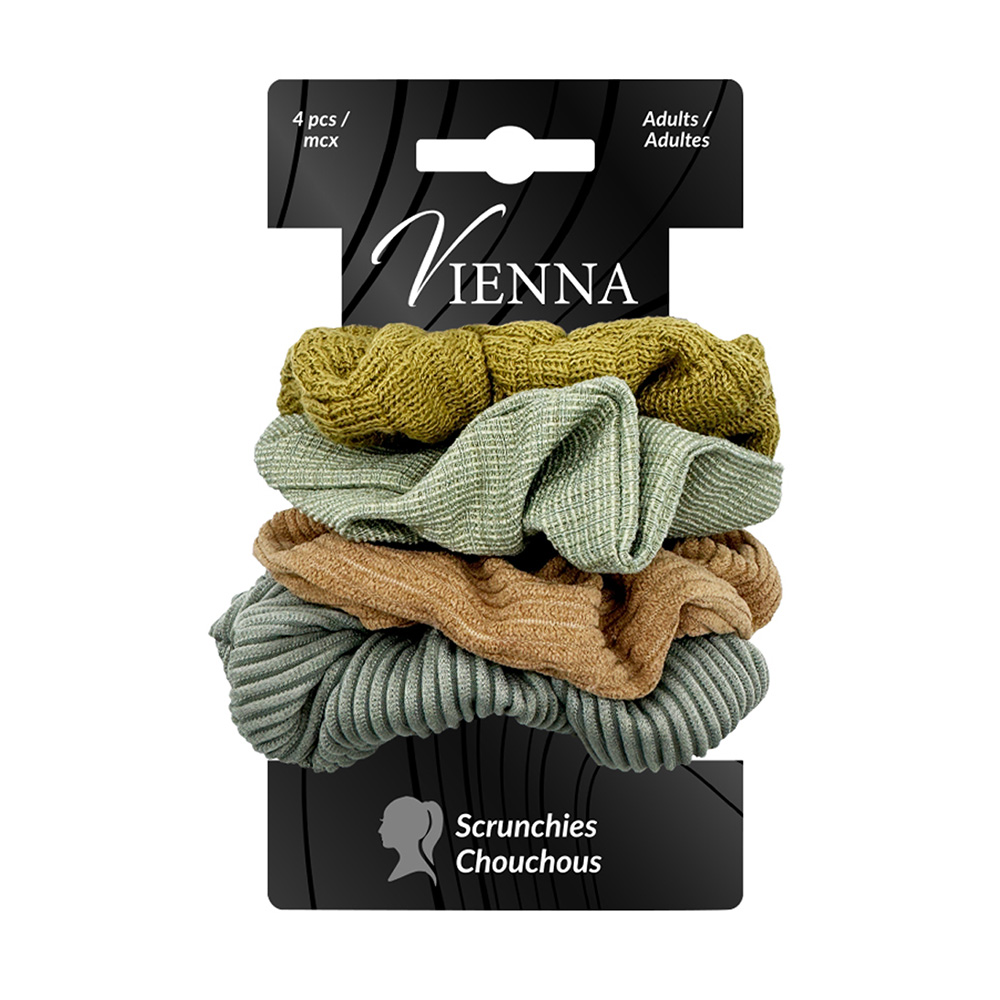 Image Scrunchies - SET/4 Adults : Green