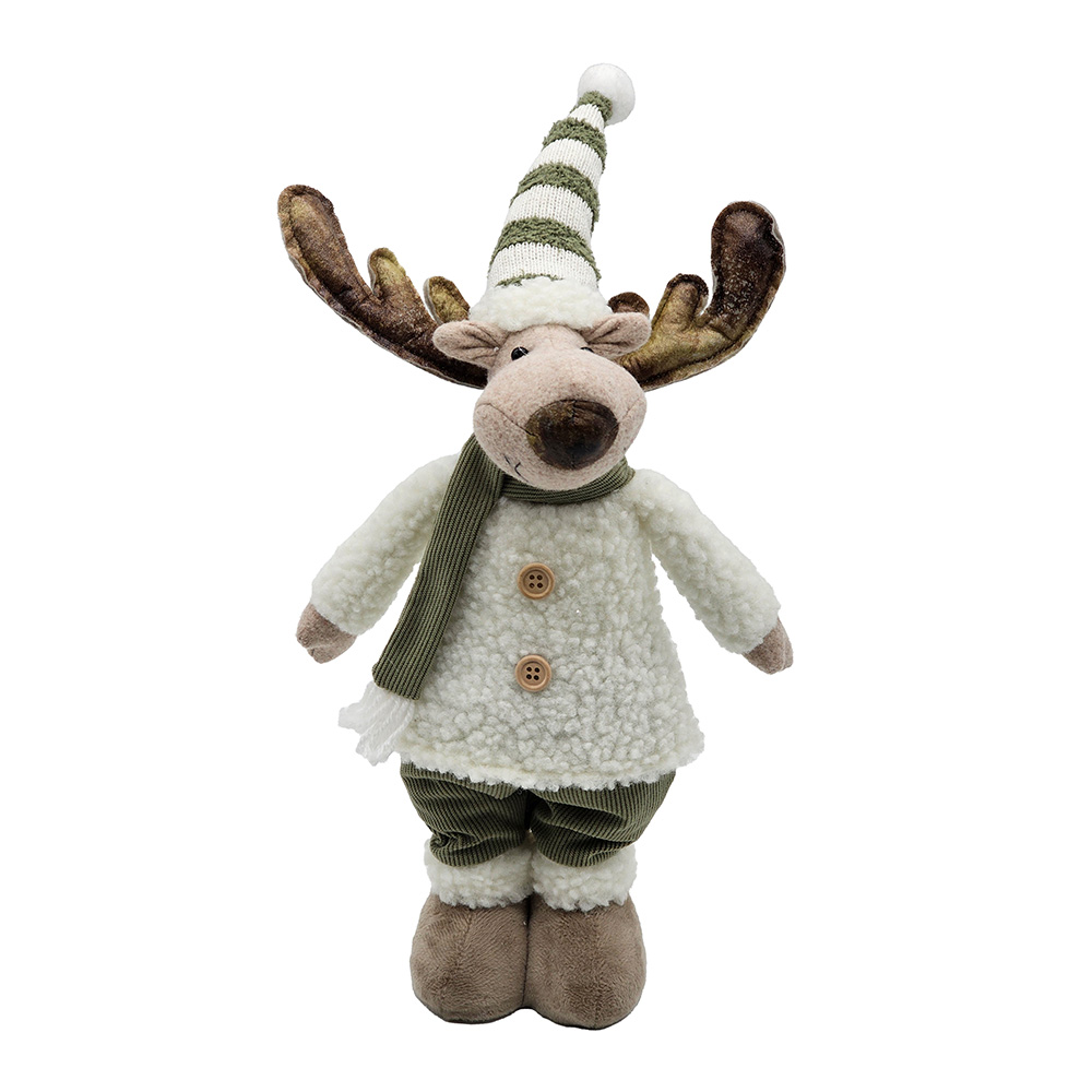 Image Decorative Standing Deer - Green - Male Model - 45cm